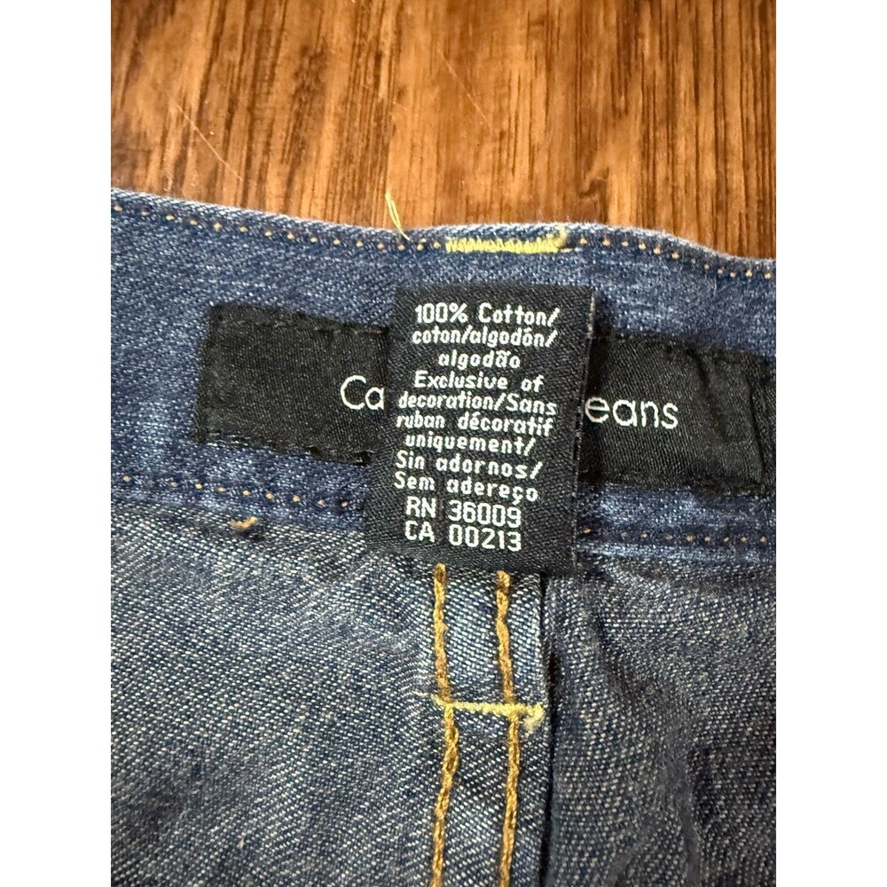 Calvin Klein Jeans Women’s Shorts 16 Bermuda Dark Wash - Picture 5 of 7
